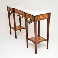 Antique French Marble Top Console Table (4 of 11) Antique French Marble Top Console Table (4 of 11)