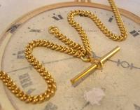Vintage Pocket Watch Chain 1970 12ct Gold Plated Curb Link Albert With T Bar (5 of 10) Vintage Pocket Watch Chain 1970 12ct Gold Plated Curb Link Albert With T Bar (5 of 10)