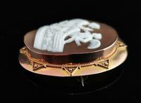 Antique Victorian Cameo Brooch, 9ct Gold, Cupid (10 of 10) Antique Victorian Cameo Brooch, 9ct Gold, Cupid (10 of 10)