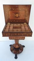 Rare 19th Century Marquetry Inlaid Irish Killarney Work Box or Table (4 of 13) Rare 19th Century Marquetry Inlaid Irish Killarney Work Box or Table (4 of 13)