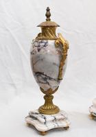 Antique Mantle Clock Set Garniture French Empire Urns (15 of 27) Antique Mantle Clock Set Garniture French Empire Urns (15 of 27)