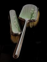Vintage Art Deco Silver & Enamel Brush Set (2 of 12) Vintage Art Deco Silver & Enamel Brush Set (2 of 12)