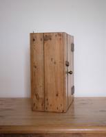 Antique Pine Wall Cupboard with Rare Leather Hinges (11 of 17) Antique Pine Wall Cupboard with Rare Leather Hinges (11 of 17)