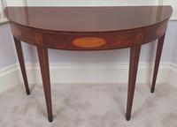 19th Century Georgian Demi Lune Table (6 of 6) 19th Century Georgian Demi Lune Table (6 of 6)