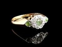Antique Edwardian Peridot & Diamond Cluster Ring, 18ct Gold (9 of 13) Antique Edwardian Peridot & Diamond Cluster Ring, 18ct Gold (9 of 13)