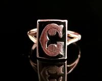 Antique Victorian Mourning Ring, Initial C, 9ct Rose Gold (9 of 10) Antique Victorian Mourning Ring, Initial C, 9ct Rose Gold (9 of 10)