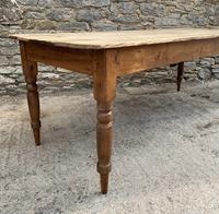 Large Antique Pine Farmhouse Table on Turned Legs (14 of 19) Large Antique Pine Farmhouse Table on Turned Legs (14 of 19)