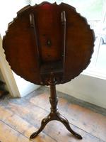 Mahogany Tilt Top Drinks Table (6 of 7) Mahogany Tilt Top Drinks Table (6 of 7)