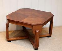 Low Walnut Art Deco Table (12 of 12) Low Walnut Art Deco Table (12 of 12)