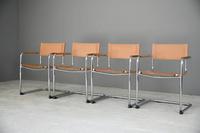 4 x S34 Mart Stam Style Cantilever Dining Chairs (8 of 12) 4 x S34 Mart Stam Style Cantilever Dining Chairs (8 of 12)
