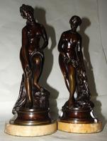 Pair of Victorian Bronzes - Diana Bathing (4 of 9) Pair of Victorian Bronzes - Diana Bathing (4 of 9)