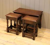 Solid Oak Nest of Tables (6 of 11) Solid Oak Nest of Tables (6 of 11)