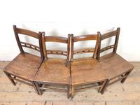 Harlequin Set of 19th Century Welsh Oak Ball & Rail Back Chairs (2 of 11) Harlequin Set of 19th Century Welsh Oak Ball & Rail Back Chairs (2 of 11)
