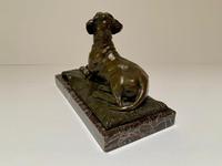 19th Century Bronze Figure of a Hound on a Rug (3 of 4) 19th Century Bronze Figure of a Hound on a Rug (3 of 4)