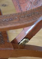 Peruvian Tooled Saddle Leather Folding Armchair (6 of 13) Peruvian Tooled Saddle Leather Folding Armchair (6 of 13)