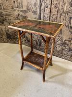 19th Century Bamboo Lacquered Occasional Table (4 of 4) 19th Century Bamboo Lacquered Occasional Table (4 of 4)