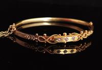 Antique Diamond Bangle 15ct Gold, Edwardian (2 of 12) Antique Diamond Bangle 15ct Gold, Edwardian (2 of 12)