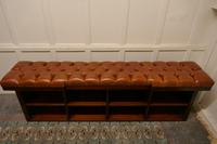 Long Mahogany Chesterfield Hall Seat Shoe Tidy (3 of 8) Long Mahogany Chesterfield Hall Seat Shoe Tidy (3 of 8)