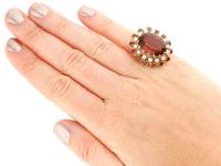 17.67ct Citrine & 1.33ct Diamond, 18ct Yellow Gold Dress Ring - Vintage French c.1950 (7 of 9) 17.67ct Citrine & 1.33ct Diamond, 18ct Yellow Gold Dress Ring - Vintage French c.1950 (7 of 9)