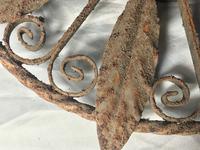 Pair of Rusted Antique 19th Century Spanish Wrought Iron Wall Roundels Sculptures (11 of 12) Pair of Rusted Antique 19th Century Spanish Wrought Iron Wall Roundels Sculptures (11 of 12)