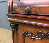 Large Victorian Mahogany Cylinder Bureau Bookcase (10 of 18) Large Victorian Mahogany Cylinder Bureau Bookcase (10 of 18)