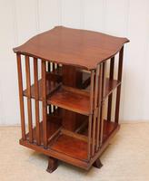 Edwardian Small Proportioned Low Mahogany Revolving Bookcase (6 of 10) Edwardian Small Proportioned Low Mahogany Revolving Bookcase (6 of 10)