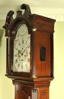 Mahogany Painted Dial Inlaid Longcase Clock - William Bownlie of Hamilton (2 of 8) Mahogany Painted Dial Inlaid Longcase Clock - William Bownlie of Hamilton (2 of 8)