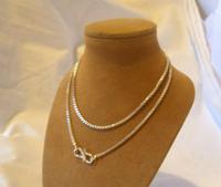 Vintage Silver Necklace 1970s Box Link Unusual Shepherds Hook Clasp (4 of 8) Vintage Silver Necklace 1970s Box Link Unusual Shepherds Hook Clasp (4 of 8)