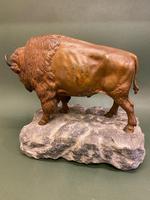 Excellent Quality & Rare Austrian Cold-painted Bronze Bison, by Franz Xaver Bergman (3 of 6) Excellent Quality & Rare Austrian Cold-painted Bronze Bison, by Franz Xaver Bergman (3 of 6)