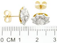1.81ct Diamond & 18ct Yellow Gold Cluster Earrings - Antique c.1920 (7 of 9) 1.81ct Diamond & 18ct Yellow Gold Cluster Earrings - Antique c.1920 (7 of 9)