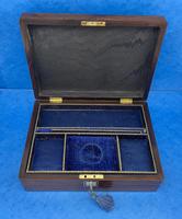 Victorian c.1850 Rosewood Jewellery Box (13 of 16) Victorian c.1850 Rosewood Jewellery Box (13 of 16)