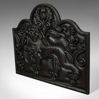 Antique Fireback, English, Cast Iron, Decorative Fireplace, Victorian c.1900 (4 of 8) Antique Fireback, English, Cast Iron, Decorative Fireplace, Victorian c.1900 (4 of 8)