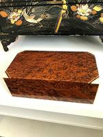 Art Deco Burr Walnut Trinket / Tobacco Box (7 of 7) Art Deco Burr Walnut Trinket / Tobacco Box (7 of 7)