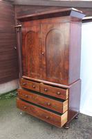 1880's Handsome Mahogany Linen Press with Slides (5 of 5) 1880's Handsome Mahogany Linen Press with Slides (5 of 5)