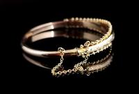 Antique Edwardian 9ct Gold Bangle, Floral Engraved (11 of 14) Antique Edwardian 9ct Gold Bangle, Floral Engraved (11 of 14)