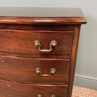 Small Edwardian Mahogany Antique Bow Fronted Chest of Drawers (6 of 8) Small Edwardian Mahogany Antique Bow Fronted Chest of Drawers (6 of 8)