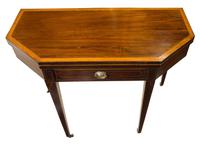 Regency Mahogany Card Table on Square Tapered Legs (4 of 10) Regency Mahogany Card Table on Square Tapered Legs (4 of 10)