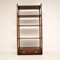 Antique Military Campaign Style Mahogany Bookcase / Cabinet (2 of 6) Antique Military Campaign Style Mahogany Bookcase / Cabinet (2 of 6)