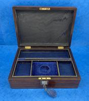 Victorian c.1850 Rosewood Jewellery Box (11 of 16) Victorian c.1850 Rosewood Jewellery Box (11 of 16)