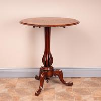 Good Quality Marquetry Walnut Occasional Tip Table (5 of 14) Good Quality Marquetry Walnut Occasional Tip Table (5 of 14)