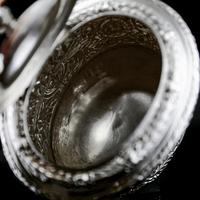 Rare Antique Solid Silver Cellini Tea Caddy Box - Mappin & Webb 1902 (16 of 28) Rare Antique Solid Silver Cellini Tea Caddy Box - Mappin & Webb 1902 (16 of 28)