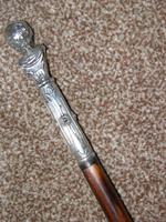 Antique Ladies Dress Cane Featuring Silver Plated Ladies Bust & Head Handle Top (9 of 11) Antique Ladies Dress Cane Featuring Silver Plated Ladies Bust & Head Handle Top (9 of 11)