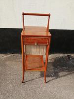 Beautiful Sheraton Revival Satinwood Sewing Table (2 of 11) Beautiful Sheraton Revival Satinwood Sewing Table (2 of 11)