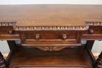 Antique Oak Victorian Shaped Sideboard Server (15 of 15) Antique Oak Victorian Shaped Sideboard Server (15 of 15)