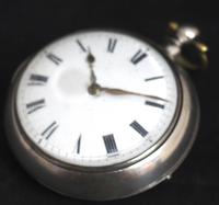 Antique Silver Pair Case Pocket Watch Fusee Verge Escapement Key Wind Enamel J Crainbrook (5 of 10) Antique Silver Pair Case Pocket Watch Fusee Verge Escapement Key Wind Enamel J Crainbrook (5 of 10)