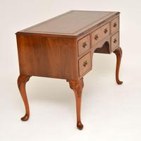 Antique Burr Walnut Leather Top Desk (4 of 10) Antique Burr Walnut Leather Top Desk (4 of 10)