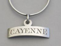 George III Silver Neck Ring Sauce Label 'Cayenne' by S & G Whitford, London, 1804 (3 of 6) George III Silver Neck Ring Sauce Label 'Cayenne' by S & G Whitford, London, 1804 (3 of 6)