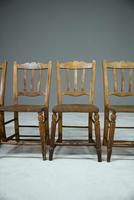 Set of 4 Rustic Kitchen Chairs (3 of 7) Set of 4 Rustic Kitchen Chairs (3 of 7)
