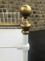 Antique Victorian Brass & Iron Double Bed (3 of 10) Antique Victorian Brass & Iron Double Bed (3 of 10)