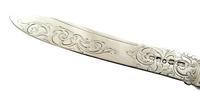 Antique Victorian Sterling Silver & Green Enamel Letter Knife 1885 (6 of 8) Antique Victorian Sterling Silver & Green Enamel Letter Knife 1885 (6 of 8)